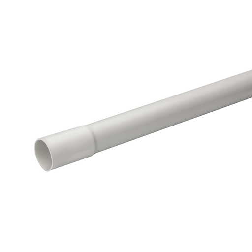 [SCHIMT50632] Mureva Tube - conduit rigide tulipé PVC gris - Ø32mm/3m - au mètre linéaire