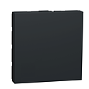 [SCHNU986654] Unica - obturateur - 2 modules - Anthracite - mécanisme seul