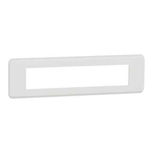 [SCHNU411018] Unica Pro - plaque de finition - Blanc - 10 modules
