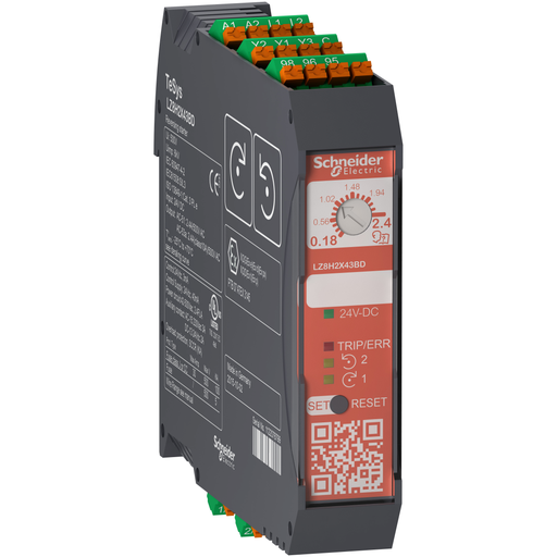 [SCHLZ8H2X43BD] TeSys H - démarreur hybride - 2 sens - 0,75kW 400V - 24Vcc - ressort - Safety