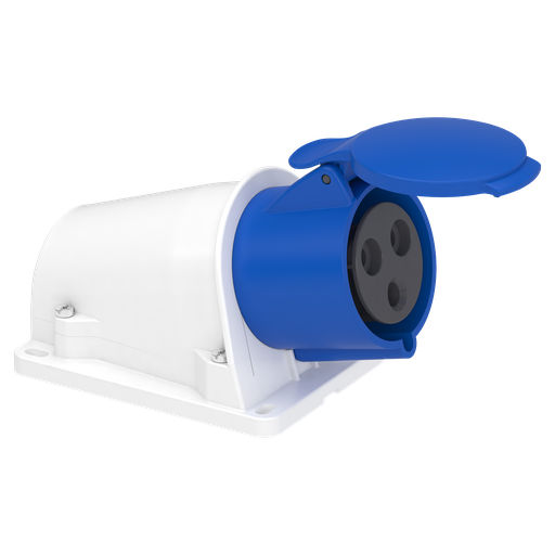 [SCHPKY32W423] Mureva - socle de prise incliné -32 A - 2P+T - 200-250 V CA - en saillie- IP44