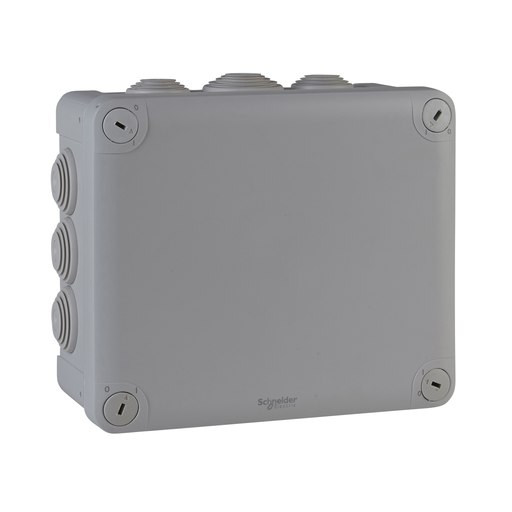 [SCHENN05010] Mureva Box, boite de dérivation IP55 + embouts 175x150x80, gris