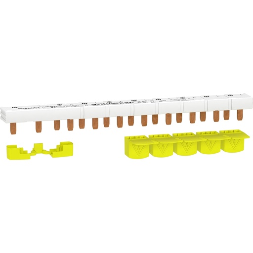 [SCHR9PXH210] Resi9 - peigne monobloc - 1P+N - 63A - 10 modules - cache dents 5M
