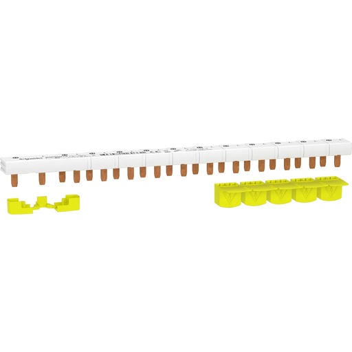 [SCHR9PXH213] Resi9 - peigne monobloc - 1P+N - 63A - 13 modules - cache dents 5M