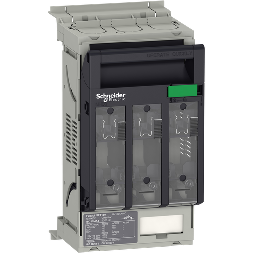 [SCHLV480803] Fupact ISFT160 - inter sect fusib - 3P - avec crochet sur jeu de barre 60mm - M8