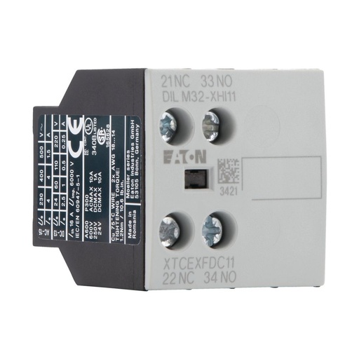 [EAT277376] Contacts auxiliaires, 1F+1O