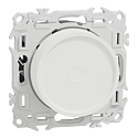 [SCHS920519] Odace - variateur de lumière universel 2 ou 3 fils - rotatif - blanc craie