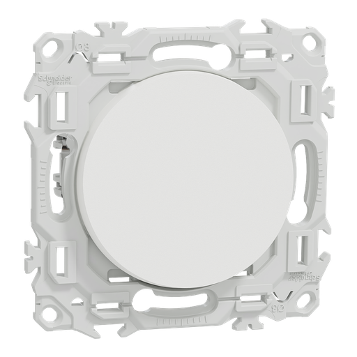 [SCHS925204] Odace - va-et-vient ou poussoir avec griffes - 10AX - blanc craie