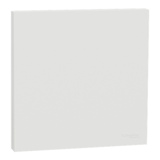[SCHS929221] Odace Intégral - enjoliveur et plaque - pour VV ou poussoir simple - Blanc craie