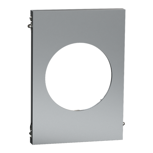 [SCHS930801] Odace Architecte - plaque de finition centrale - effet Titane