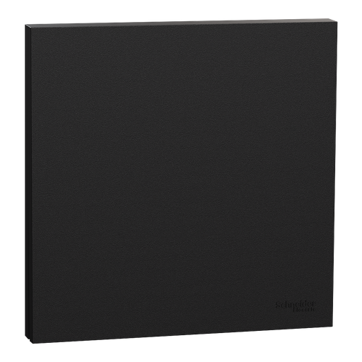 [SCHS949221] Odace Intégral - enjoliveur et plaque - pour VV ou poussoir simple - Noir onyx