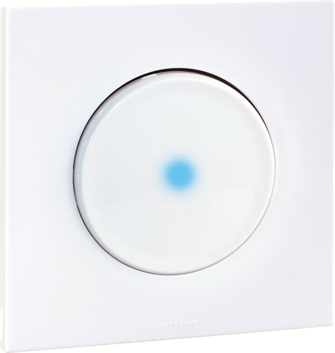 [EUR91101401] SQUARE - VV + voyant + plaque + griffes - BLC