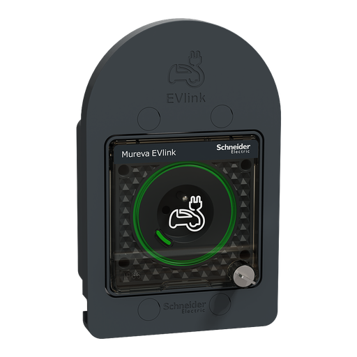 [SCHMUR36015] Mureva EVlink - Prise courant 2P+T renforcée pour VE - IP66 IK08 - à clé - gris