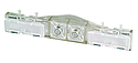 [URMRC41C2] Porte Etiq Double Pr Plaque 83 pour systèmes URMET