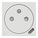 [SCHNU301518] Unica - prise 2P+T affl FR + USB C 10,5W - 90° - rap - 2 mod - Blanc - méca seul