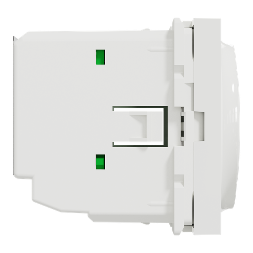 [SCHNU350118] Unica - thermostat chauffage / climatisation - 8A - Blanc - méca seul