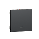 [SCHNU320654N] Unica - poussoir lumineux (localisation) - 10A - 2 mod - Anthracite - méca seul