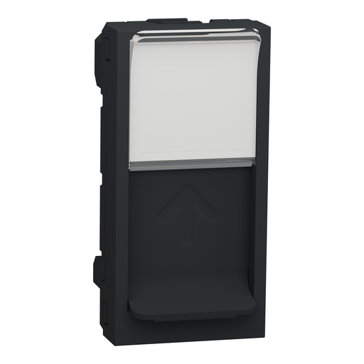 [SCHNU941054] Unica - prise pour 1 RJ45 S-One - 1 mod - Anthracite - méca seul