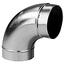 [UNV864310] Coude mâle/mâle à 45° acier galvanisé diamètre de raccordement 125 mm