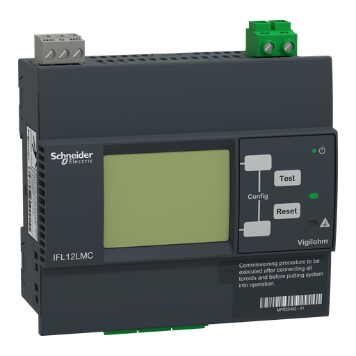 [SCHIMDIFL12LMC] Vigilohm - localisateur auto d'isolement avancé - 12 voies - 24-48VCA/CC