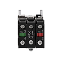 [SCHXB4BW31B5] Harmony XB4 - poussoir lumineux LED - 1F+1O - blanc - Ø22 - 24VACDC