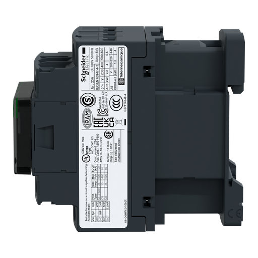 [SCHLC1D18P7] TeSys LC1D - contacteur - 3P - AC-3 440V - 18A - bobine 230Vca