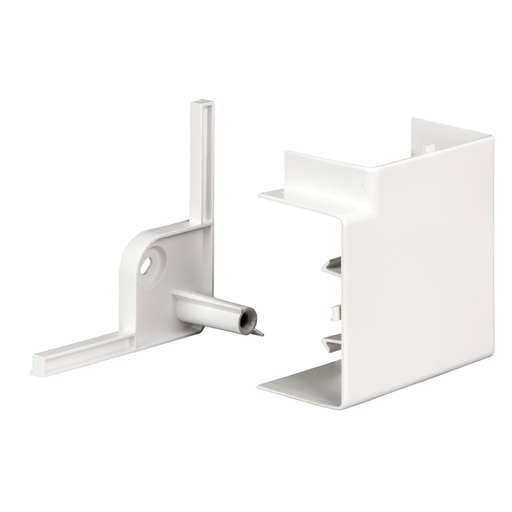 [SCHISM10203P] OptiLine 45 goulotte pvc blanc polaire 95 x 55 mm - angle plat 90°