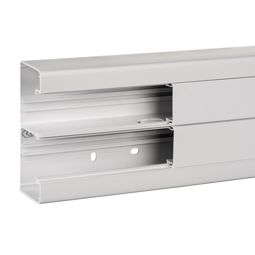[SCHISM10300P] OptiLine 45 - goulotte PVC 2 compartiments 140x55x2000mm - au mètre linéaire
