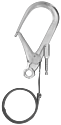 [CATMO54005C] Connecteur de longe en aluminium embout "C" hexagonale