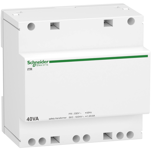[SCHA9A15220] Acti9 iTR - transformateur de sécurité - 40VA - 230Vca/12-24Vca