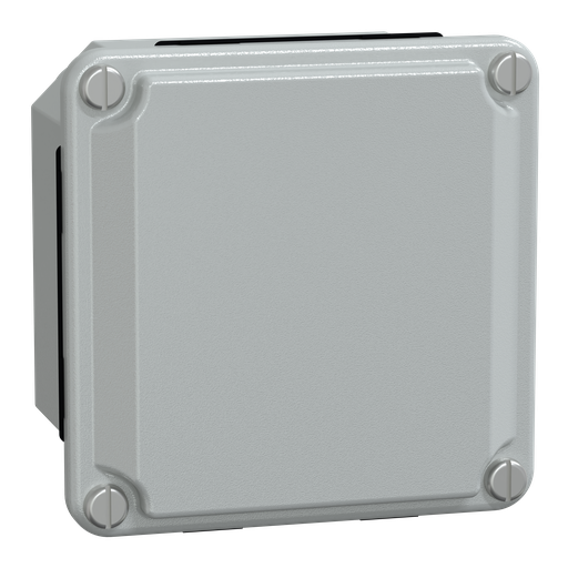 [SCHNSYDBN88] PanelSeT SDB - boîte acier - couvercle bas - sans prédécoupage - 85x85x49mm