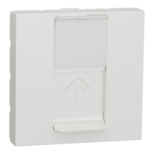 [SCHNU341718] Unica - prise RJ45 simple - cat 6 STP - 2 mod - Blanc - méca seul