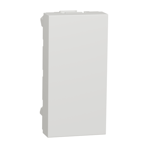 [SCHNU986518] Unica - obturateur - 1 module - Blanc - mécanisme seul