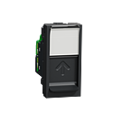 [SCHNU344754] Unica - prise RJ45 simple - cat 6 FTP - 1 mod - Anthracite - méca seul
