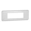 [SCHNU411618] Unica Pro - plaque de finition - Blanc - 6 modules