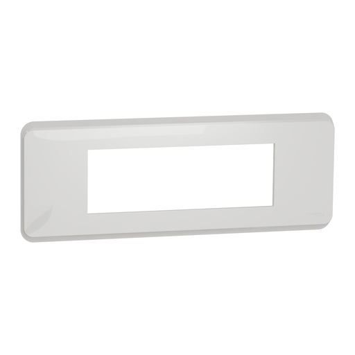 [SCHNU411618] Unica Pro - plaque de finition - Blanc - 6 modules