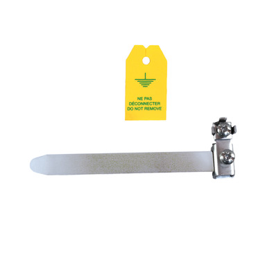 [KLKK37/4] Bride de mise à la terre pour tube de 17 à 114 mm. Section 1x2,5 à 2x16mm² maxi