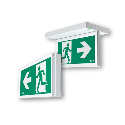 [LUMLUM16125] BAES évacuation SATI - 45lm/1h - IP43 IK07 - Pose mur/plafond - Visibilité+