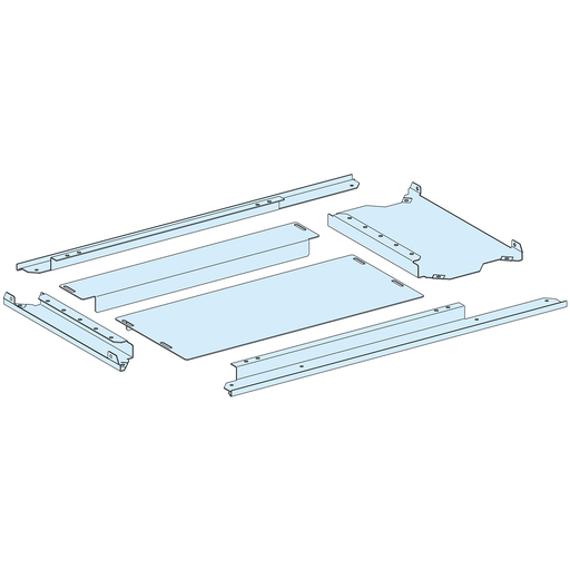 [SCHLVS08497] PrismaSeT P - Plaque passe-câbles pleine IP30 - L650+150 P400