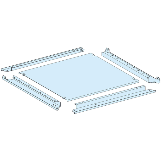 [SCHLVS08483] PrismaSeT P - Plaque passe-câbles pleine IP55 - L300 P400