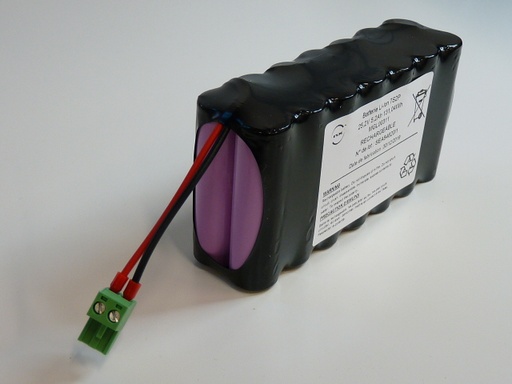 [ENIMGL00311] Pack(s) Batterie Li-Ion 14x 18650 7S2P ST2 F60 25.2V 5.2Ah CON