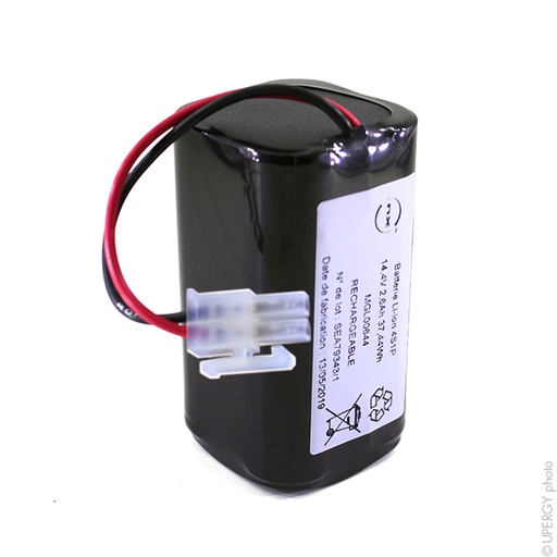 [ENIMGL00644] Pack(s) Batterie Li-Ion 4x 18650  4S1P ST2 14.4V 2.6Ah Molex