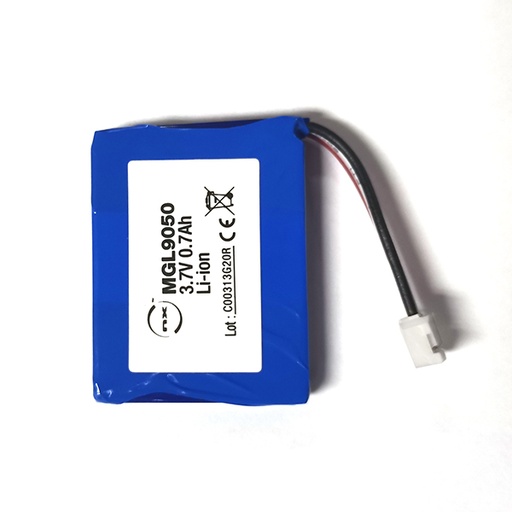 [ENIMGL9050] Batterie(s) Batterie Li-Ion 1S1P + PCM + JST PHR3 3.7V 700mAh