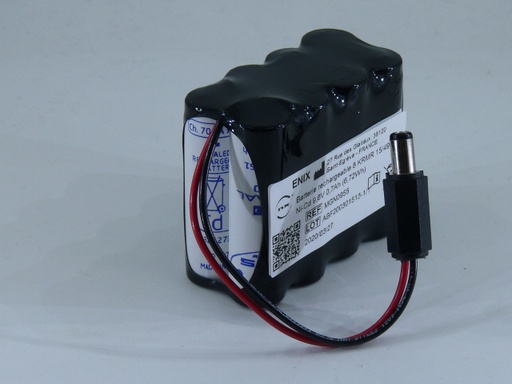 [ENIMGN0955] Pack(s) Batterie médicale rechargeable TAEMA OSIRIS 2 9.6V 700mAh Jack