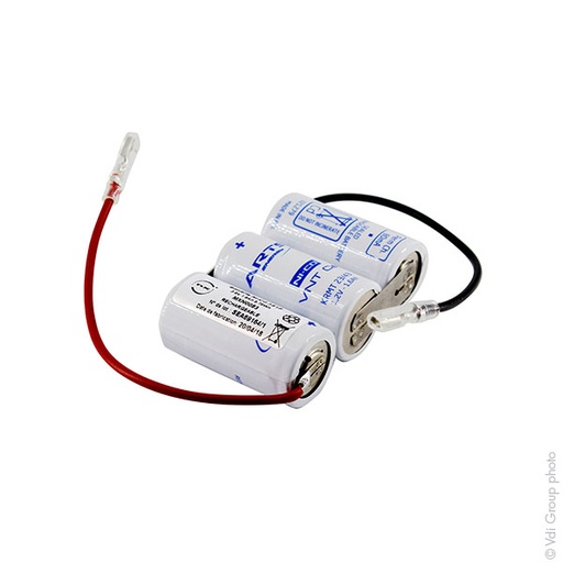 [ENIMXN0083] Pack(s) Batterie eclairage secours 3x SC HT 3S1P ST1 3.6V 1.6Ah FAST