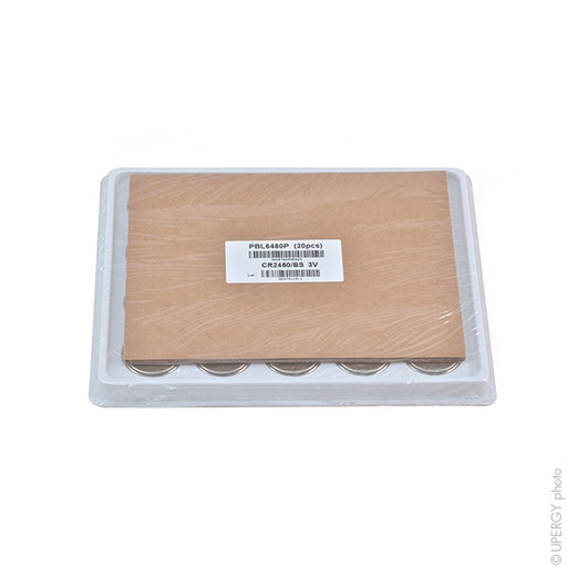 [ENIPBL6480P] Plateau(x) de 20 Pile bouton lithium CR2450/BS PANASONIC 3V 620mAh
