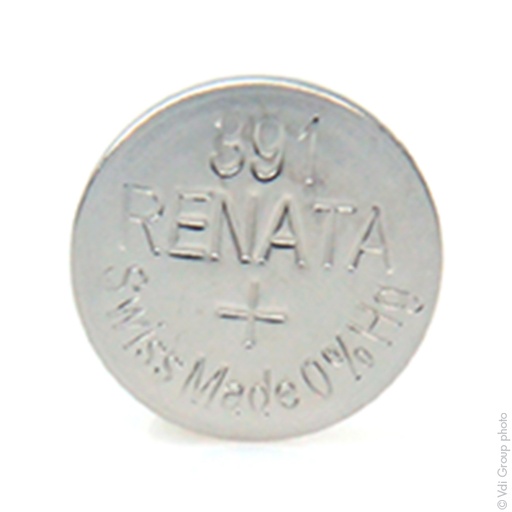 [ENIPBO73117] Blister(s) x 1 Pile bouton oxyde argent 391 RENATA 1.55V 50mAh