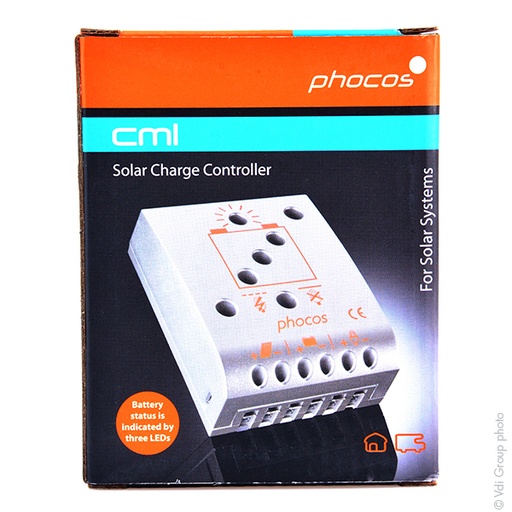 [ENISXX5915] Unité(s) Régulateur Solaire PWM 12V/24V-20A Phocos CML20-USB