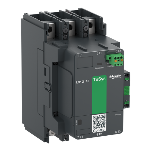 [SCHLC1G225KUEN] Contacteur TeSys LC1G 225A 440V 3P AC3 Standard 100-250V AC-DC bobine