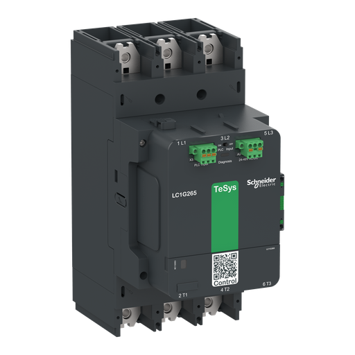 [SCHLC1G265LSEA] Contacteur TeSys LC1G 265A 440V 3P AC3 Advanced 200-500V AC-DC bobine